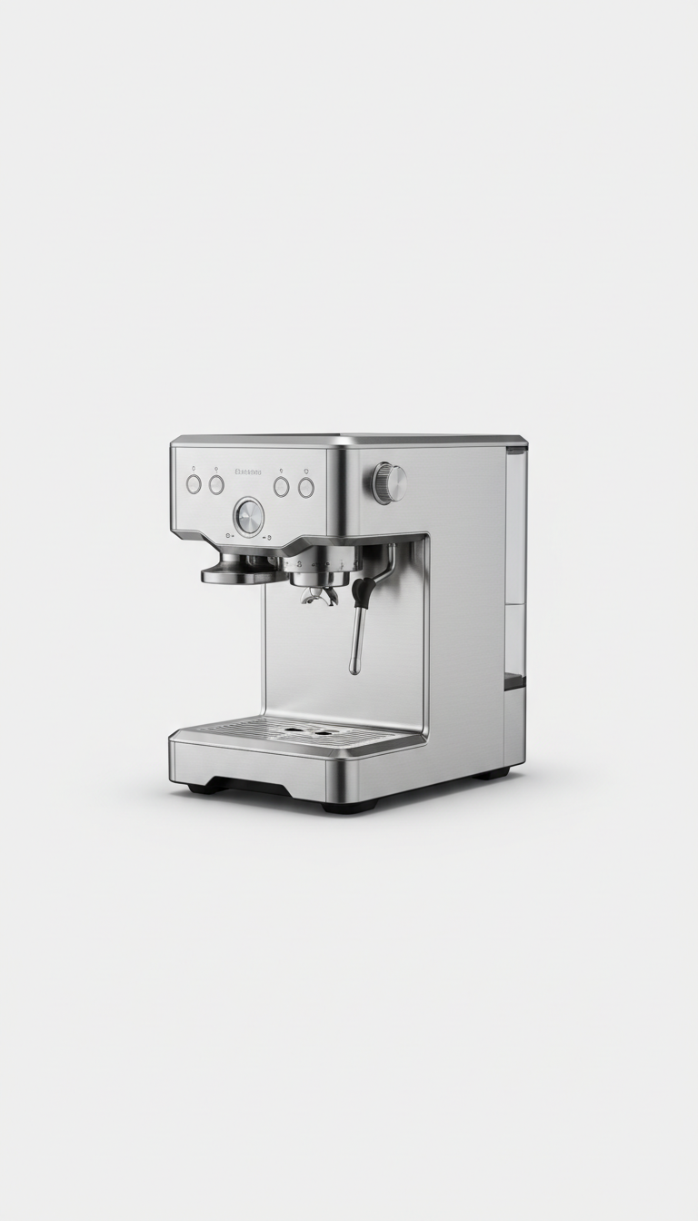 Macchina espresso in acciaio inox